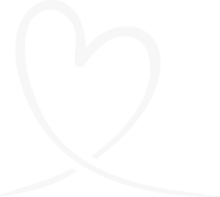 A faint, gray outline of a heart shape on a white background symbolizing pet rehabilitation.
